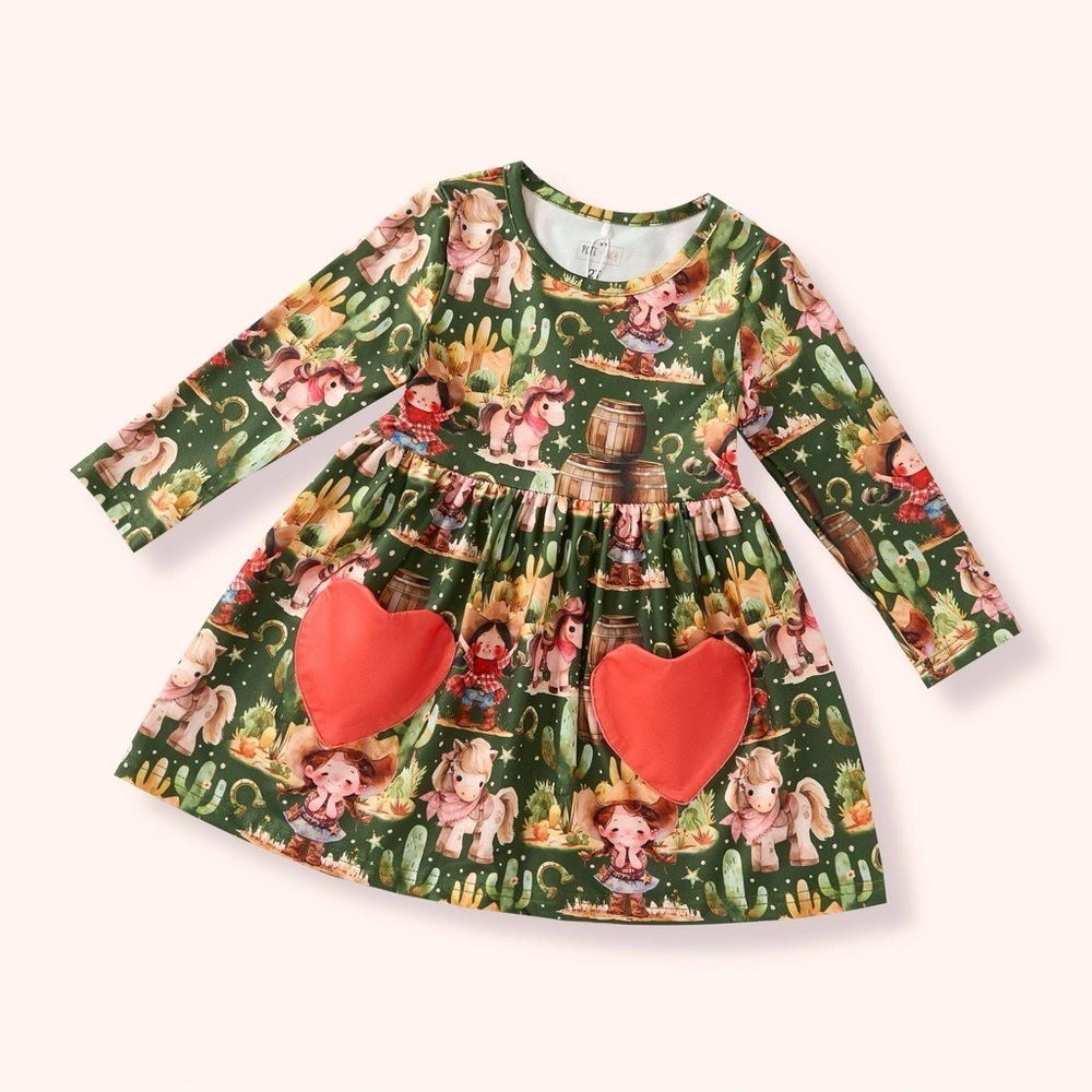 Pete& Lucy- Toddler Dress- sizes 12-18 months NWT